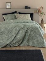 Σετ Σεντόνια Υπέρδιπλα Flannel Beauty 240x265 FB0241 Χωρίς Λάστιχο