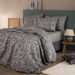 Σετ Σεντόνια Υπέρδιπλα Flannel Beauty 240x265 FB0242 Χωρίς Λάστιχο