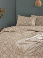 Σετ Παπλωματοθήκη Υπέρδιπλη Flannel Beauty 240x250 FB0238 - Image 2