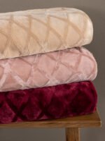 Κουβερτοπάπλωμα Υπέρδιπλο 220x240 NADINE/5 SAND - Image 2