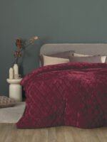 Κουβερτοπάπλωμα Υπέρδιπλο 220x240 NADINE/5 BORDO