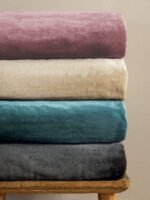 Κουβέρτα Fleece 220x240 LUCY COAL - Image 2