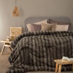 Κουβερτοπάπλωμα Υπέρδιπλο 220x240 JUNO TAUPE