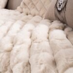 Γούνινη Μαξιλαροθήκη Cube 02 - 45x45cm - Image 2