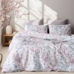 Beauty Home Σετ πάπλωμα υπέρδιπλο Ninet Art 12252 220x240 Γκρι,Ροζ