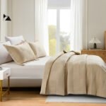 Σετ Κουβερλί Υπέρδιπλο Palmira Cream (220x240)