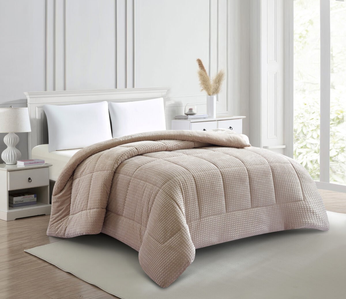 SAHARA-Beige-1-1 Κουβερτοπάπλωμα King Size Sahara Beige (260x240) - Image 1