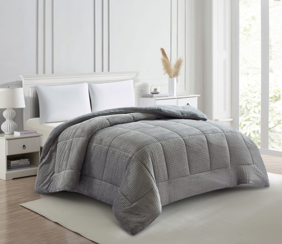 SAHARA-Grey-2 Κουβερτοπάπλωμα King Size Sahara Grey (260x240) - Image 1