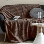 Κουβέρτα Καναπέ 130x180 ALERIA BROWN