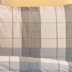 Μαξιλαροθήκη Εμπριμέ Αντιγόνη 340 50X70 Beige 100% Cotton Flannel