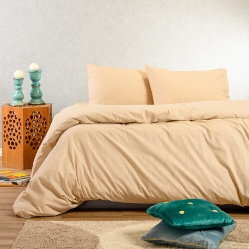 ΣΕΤ ΣΕΝΤΟΝΙΑ ΦΑΝΕΛΕΝΙΑ KING SIZE (Λ) OWEN BEIGE (180X200+30)