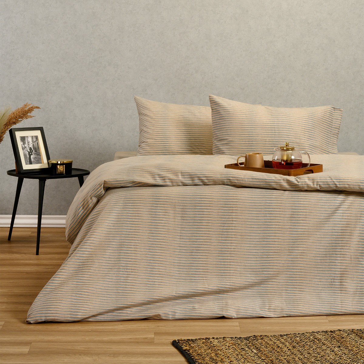 20201 ΣΕΤ ΣΕΝΤΟΝΙΑ ΦΑΝΕΛΕΝΙΑ ΔΙΠΛΑ TRINITY PETROL (205X260) - Image 1