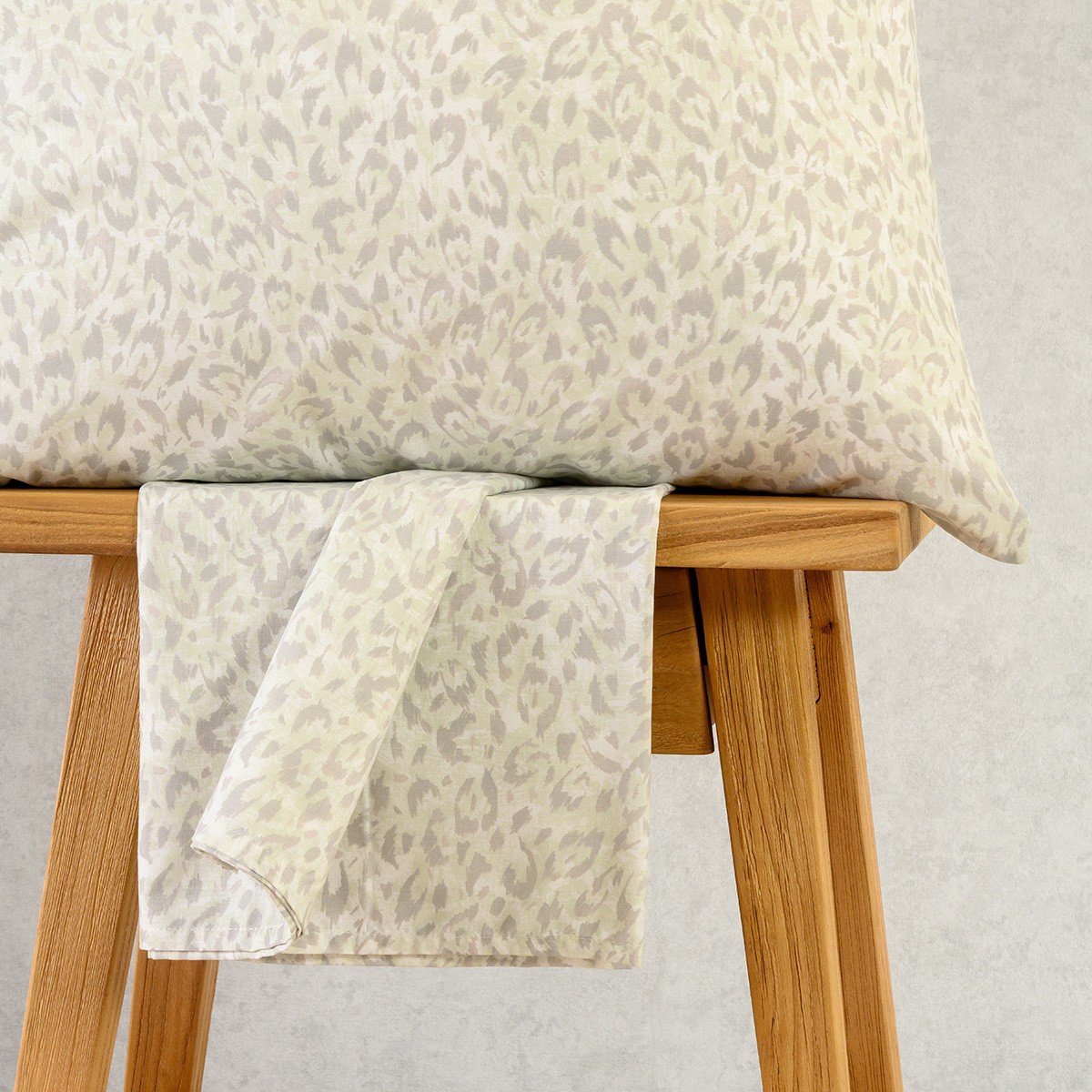 20742 ΣΕΝΤΟΝΙ (ΣΕΤ 2 ΤΕΜ.) 100Χ200+32 LEO AQUA/GREY CASUAL LINE MINI - Image 1