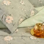 ΣΕΤ ΣΕΝΤΟΝΙΑ ΥΠΕΡΔΙΠΛΑ (Λ) GIANNA GREY/AQUA CASUAL LINE (160Χ200+32) - Image 2