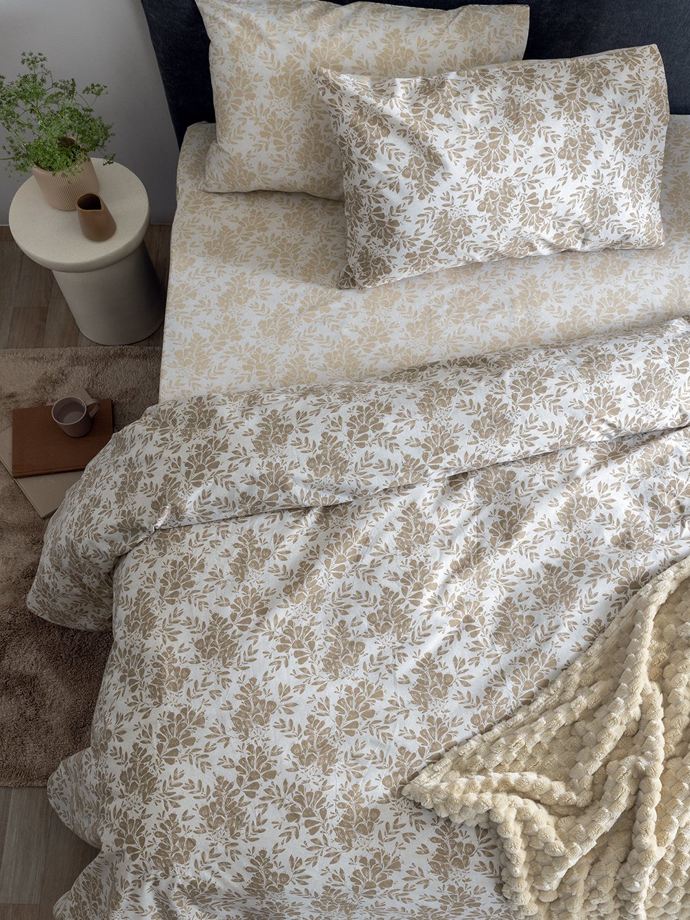 5205857296155_2 Σετ Υπέρδιπλα Σεντόνια Fashion Life 240x260 FL6279 Με Λάστιχο - Image 1