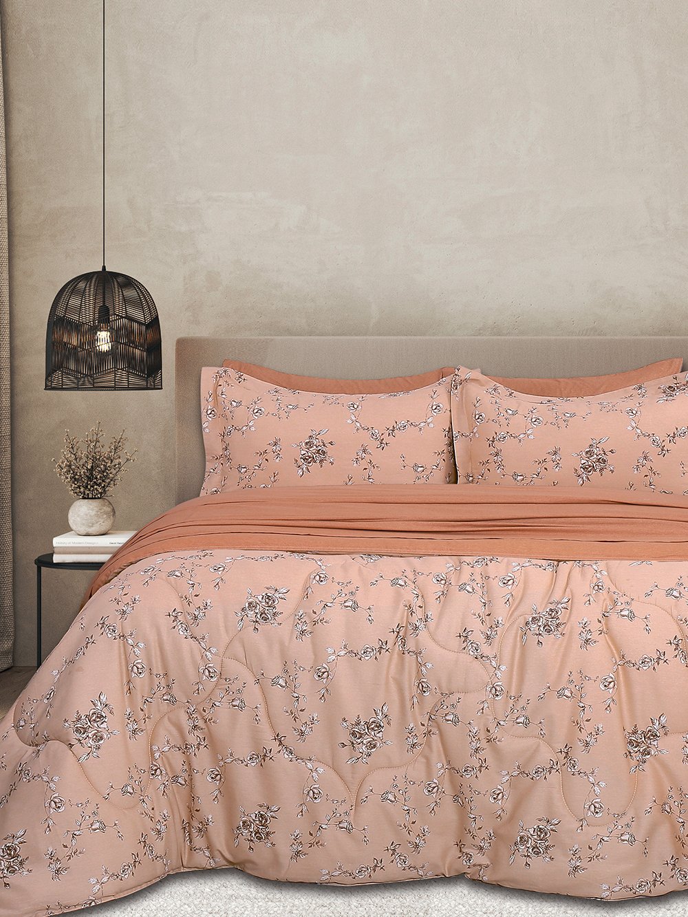 5205857302917_5 Σετ Πάπλωμα & Σεντόνια Υπέρδιπλα Bed In A Bag B0699 - Image 1