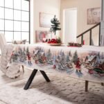 Τραπεζοκαρέ / Τραπεζομάντηλο Minden - 140x140cm