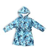 Μπουρνούζι Disney Home Lilo & Stitch Sky Blue 100% Microfiber Sky Blue