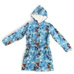 Μπουρνούζι Disney Home Mickey Sky Blue 100% Microfiber Sky Blue