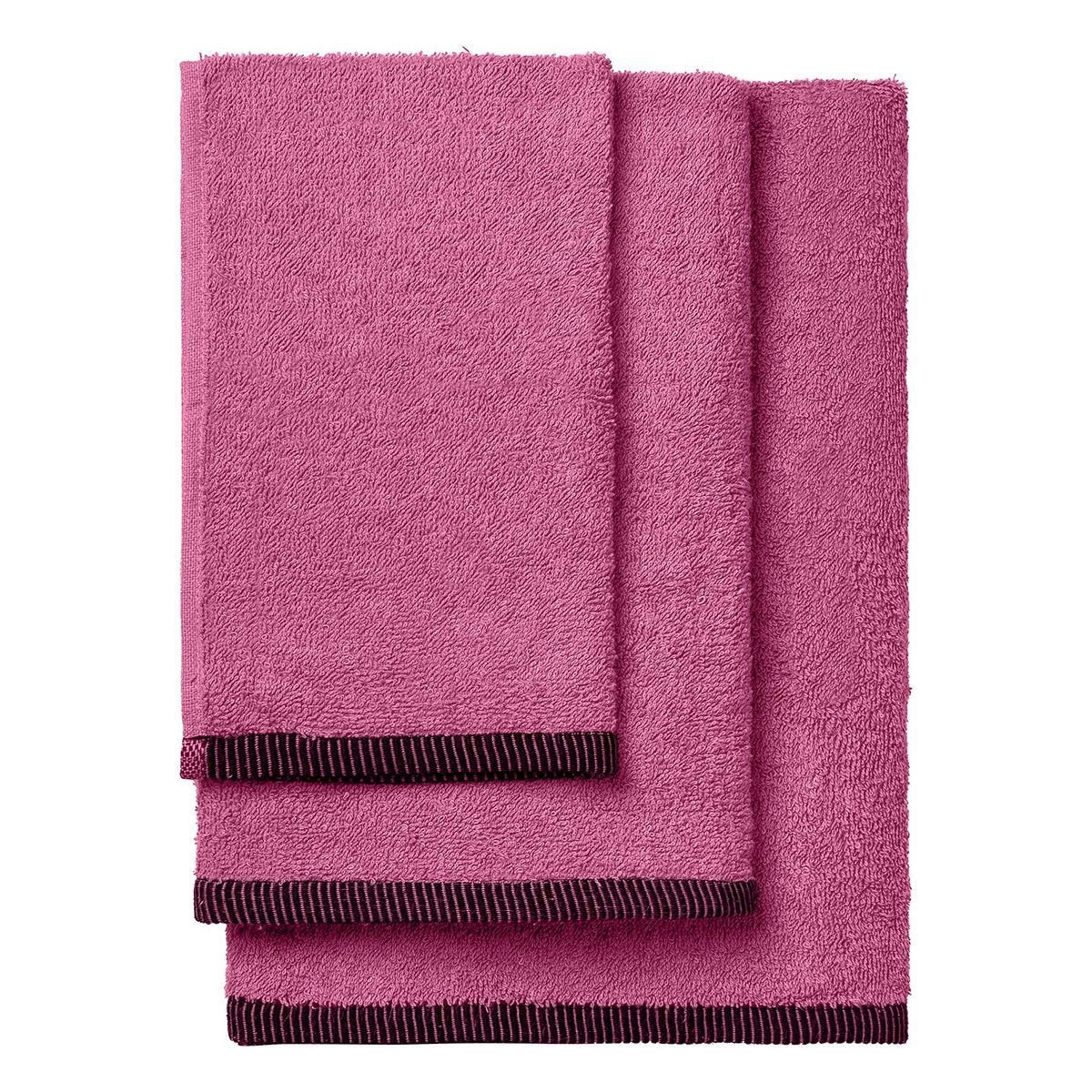 3455 Beauty Home Σετ πετσέτες Art 3455 Σετ 3τμχ Φουξ - Image 1