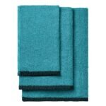 Beauty Home Σετ πετσέτες Art 3456 Σετ 3τμχ Πετρόλ