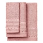 Beauty Home Σετ πετσέτες Art 3462 Σετ 3τμχ Ροζ