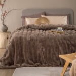 Κουβέρτα Γούνινη Υπέρδιπλη 220x240 Heather BROWN