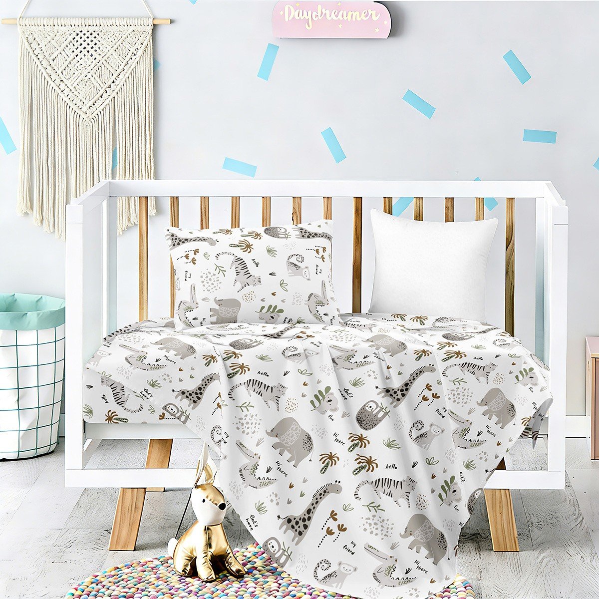 21607 ΣΕΤ ΣΕΝΤΟΝΙΑ ΚΟΥΝΙΑΣ JUNGLE PRIME LINE BABY (120X170) - Image 1