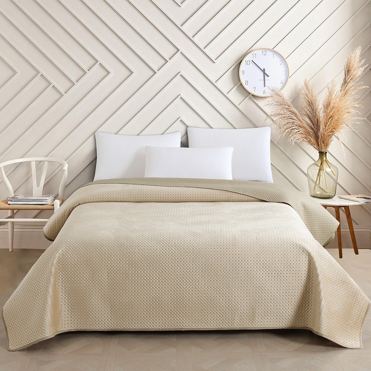 21652 ΚΟΥΒΕΡΛΙ ΥΠΕΡΔΙΠΛΟ OMNIA GREIGE (220Χ240) - Image 1