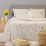 ΣΕΤ ΣΕΝΤΟΝΙΑ ΜΟΝΑ ΚΑΤΩΣΕΝΤΟΝΟ ΛΑΣΤΙΧΟ REA BEIGE CASUAL LINE (100Χ200+32)