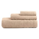 Πετσέτες Μπάνιου Σετ 3 τμχ ADAM HOME (500gsm) Beige 15