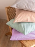 Σεντόνι Υπέρδιπλο 240x260 TOTEM Χωρίς Λάστιχο (Χρώμα:Μόκα) - Image 2