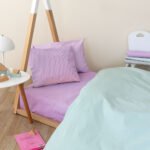 Σεντόνι Κούνιας 70x140+20 TOTEM Με Λάστιχο (Χρώμα:Λιλά)