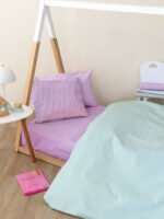 Σεντόνι Κούνιας 70x140+20 TOTEM Με Λάστιχο (Χρώμα:Λιλά)