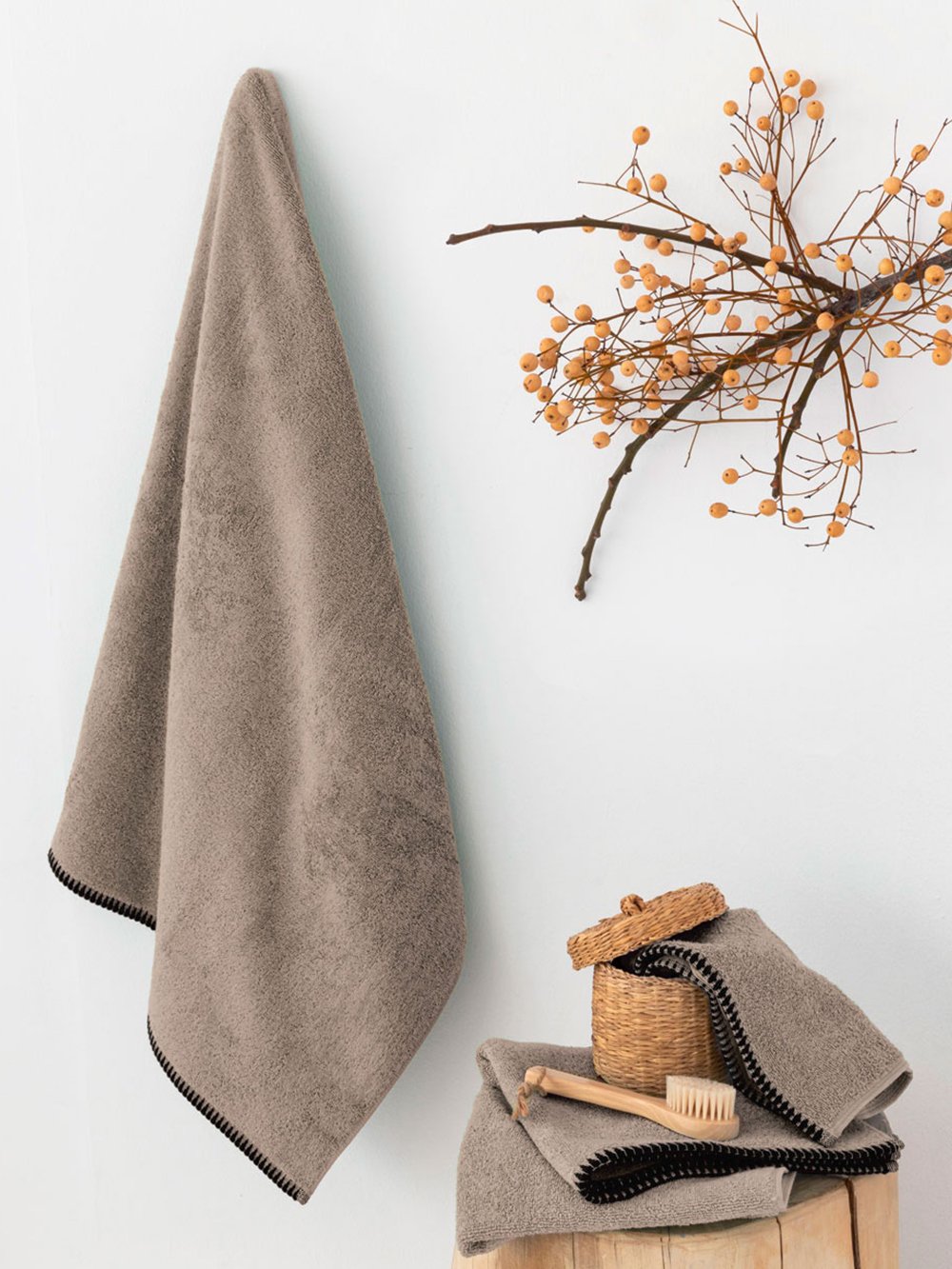 5205857299033_2 Πετσέτα Λουτρού Towels Collection 70x140 BROOKLYN MOKA - Image 1