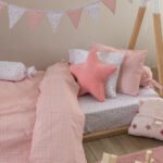 Σεντόνι Κούνιας 130x170 BB100 ROSE Χωρίς Λάστιχο (Χρώμα:Ροζ)