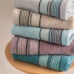 Σετ Πετσέτες (30X50, 50X90, 70X140) BELA FOG (Χρώμα:Μπεζ)