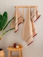 Σετ Πετσέτες (30X50, 50X90, 70X140) FIVI (Χρώμα:Σομόν)