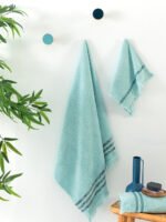 Σετ Πετσέτες (30X50, 50X90, 70X140) JANIS (Χρώμα:Aqua)