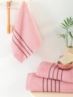 Σετ Πετσέτες (30X50, 50X90, 70X140) JUDY PINK
