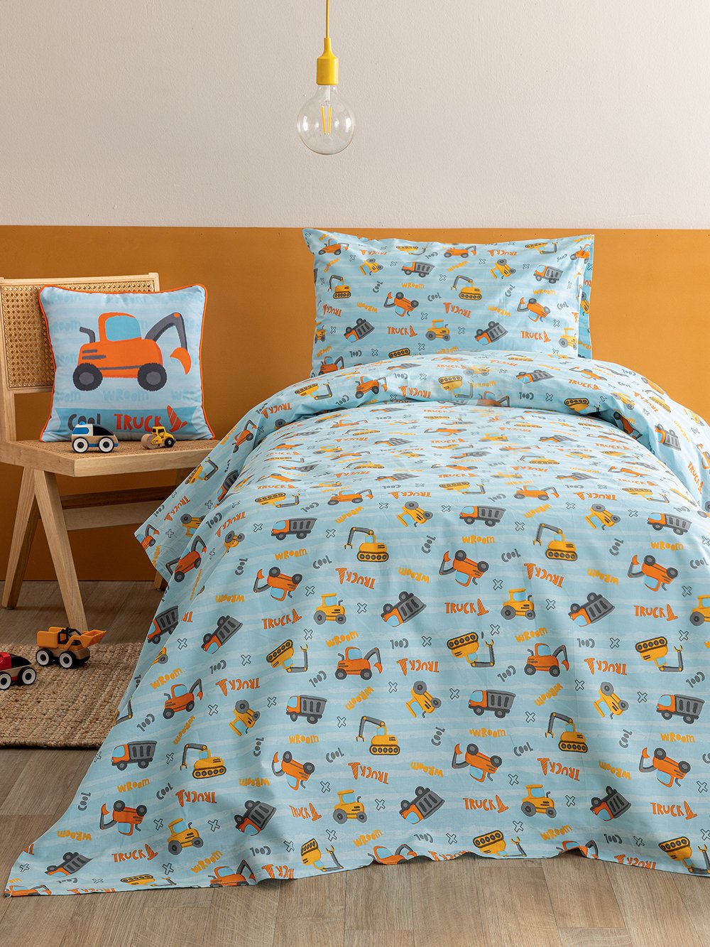 5205857306175_2 Σετ Μονά Σεντόνια My Kingdom 170x260 MK781 Με Λάστιχο - Image 1