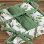 Σετ 3 Πετσέτες Κουζίνας Kitchen Towels 40x70 με καλάθι MH900
