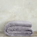 Κουβέρτα Βελουτέ Γίγας 240x260 Coperta - Smoky Lilac