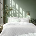 Κουβερλί Υπέρδιπλο 220x240 - Arden Gray / Mint