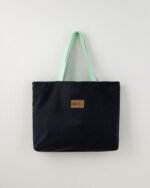 Τσάντα Θαλάσσης 37x54 - Riva Black / Emerald