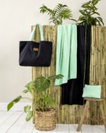 Τσάντα Θαλάσσης 37x54 - Riva Black / Emerald - Image 3