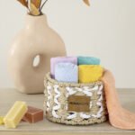 Καλαθάκι  με 5 τεμάχια Λαβέτες - Bamboo Calm