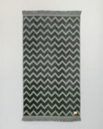 Πετσέτα Θαλάσσης 90x160 - Vida Dark Gray Jacquard