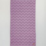 Πετσέτα Θαλάσσης 90x160 - Vida Purple Jacquard