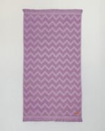 Πετσέτα Θαλάσσης 90x160 - Vida Purple Jacquard